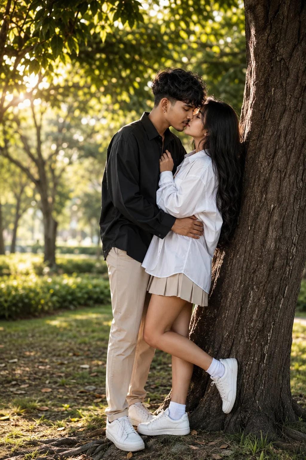 Prompt Couple Romantis Ultra-realistic romant...