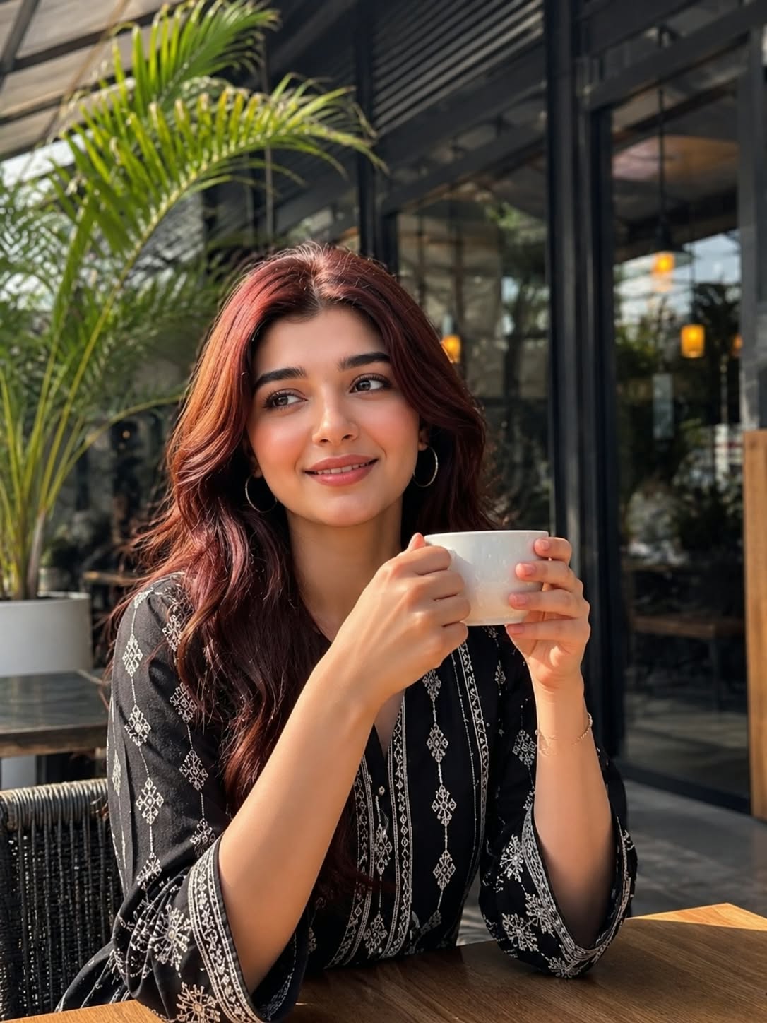 An authentic iPhone photo of a young Indian w...